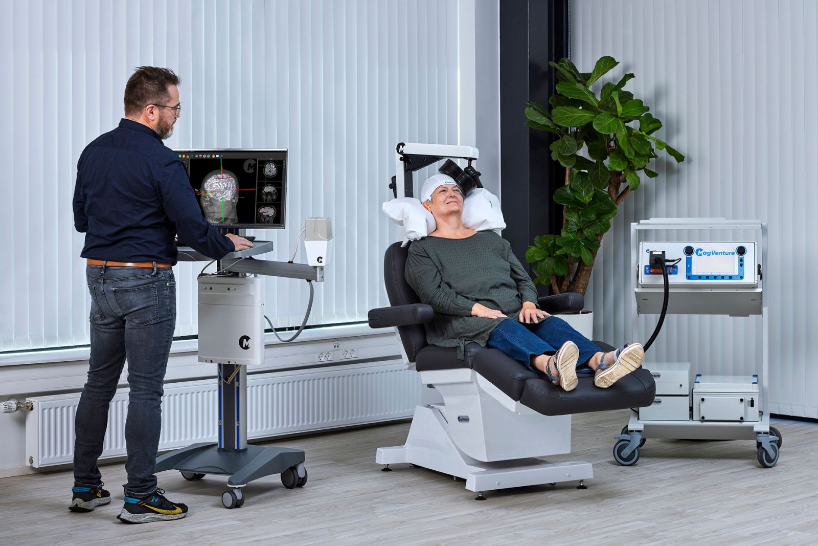 Accelerated TMS session