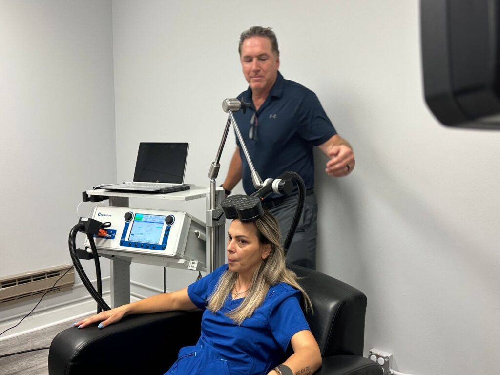 Doctor supporting a patient during consultation